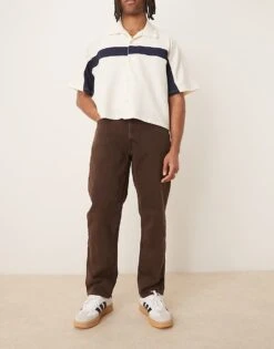 Abercrombie & Fitch Loose Jean In Dark Grey Wash For Men Washed Grey -Abercrombie and Fitch Fashion Shop 207886405 1 washedgrey 1