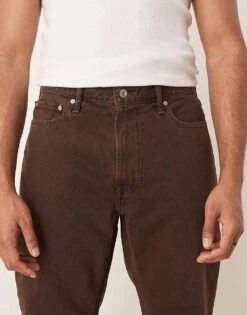 Abercrombie & Fitch Loose Jean In Dark Grey Wash For Men Washed Grey -Abercrombie and Fitch Fashion Shop 207886405 5