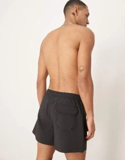 Abercrombie & Fitch Stretch Swim Wear Short In Contrast Stripe For Men -Abercrombie and Fitch Fashion Shop 207886436 4