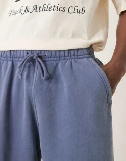 Abercrombie & Fitch Baggy Vintage Jogger In Indigo For Men Blue Wash -Abercrombie and Fitch Fashion Shop 207886459 4