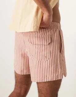 Abercrombie & Fitch Stretch Swim Wear Short In Cedarwood For Men Cedar Wood -Abercrombie and Fitch Fashion Shop 207886499 3