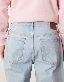 Abercrombie & Fitch Baggy Carpenter Jean In Light Blue Wash For Men Light Wash -Abercrombie and Fitch Fashion Shop 207886537 4