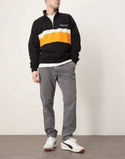 Abercrombie & Fitch Straight Leg Trouser In Grey For Men Quiet Shade -Abercrombie and Fitch Fashion Shop 207886560 1 quietshade 1