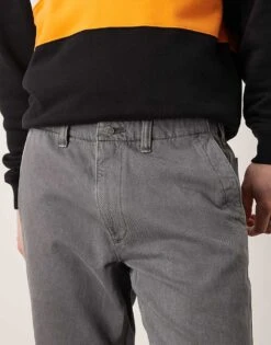 Abercrombie & Fitch Straight Leg Trouser In Grey For Men Quiet Shade -Abercrombie and Fitch Fashion Shop 207886560 3