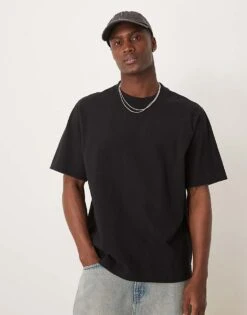 Abercrombie & Fitch Heavy Weight T-shirt In Black For Men Casual Black